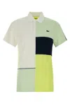 Lacoste Block Design Polo Shirt In Green