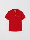 Lacoste Kids'  ポロシャツ ボーイ カラー レッド In Red