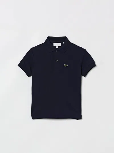 Lacoste Polo Shirt Kids  In Black