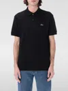 Lacoste Classic Fit Original L.12.12 Polo Clothing In Black