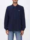 Lacoste Blue Piqué Polo Shirt In Blue