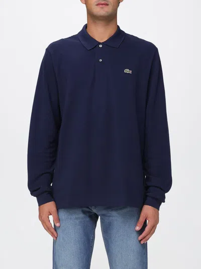LACOSTE POLO SHIRT LACOSTE MEN COLOR BLUE,D31053009
