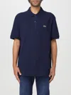 Lacoste Men's Slim Fit Cotton Polo Shirt In Blue