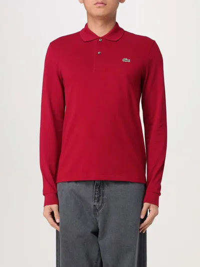 Lacoste Polo Shirt  Men Color Burgundy In Burgunderrot