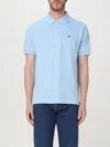 Lacoste T-shirts And Polos Light Blue In Gnawed Blue