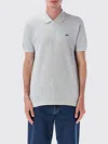 Lacoste Slim Fit Core Polo In Gray