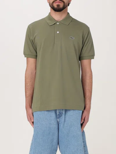 LACOSTE POLO SHIRT LACOSTE MEN COLOR MILITARY,426078055