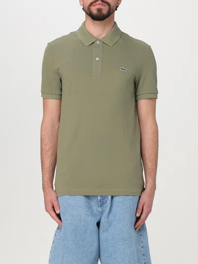 LACOSTE POLO SHIRT LACOSTE MEN COLOR MILITARY,426079055