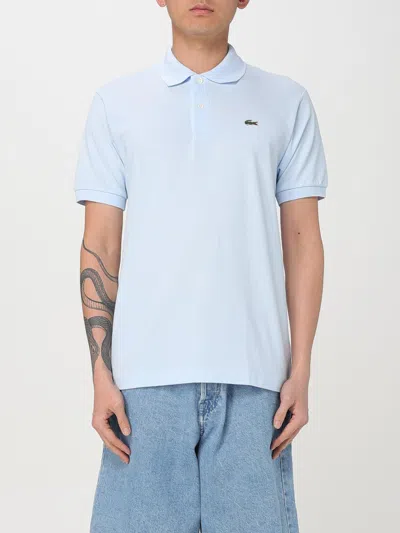 LACOSTE POLO SHIRT LACOSTE MEN COLOR SKY BLUE,426078016