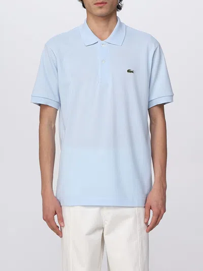 Lacoste Short Sleeved Mens Polo Shirt In Blue
