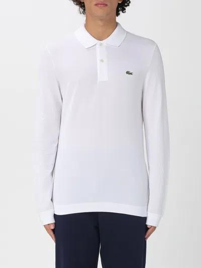 LACOSTE POLO SHIRT LACOSTE MEN COLOR WHITE,H44448001
