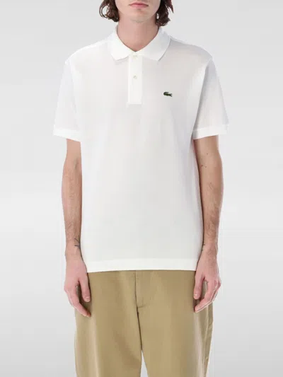 LACOSTE POLO SHIRT LACOSTE MEN COLOR WHITE,F44338001