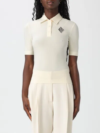 Lacoste Polo Shirt  Woman Color Beige In Neutral