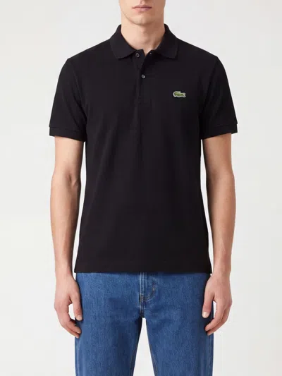 Lacoste Polo Shirt Men Color Black