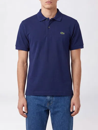 Lacoste Polo Shirt Men Color Blue