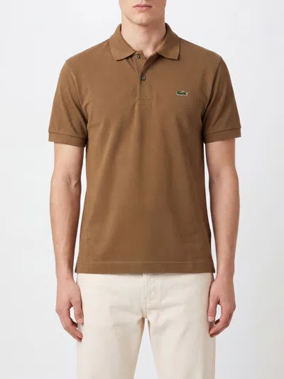 Lacoste Polo Shirt Men Color Brown