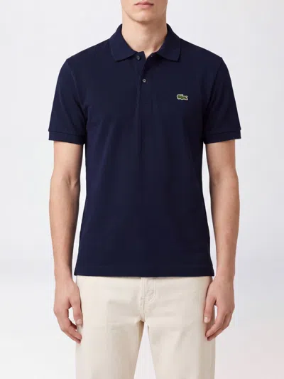 Lacoste Polo Shirt Men Color Navy In Blue