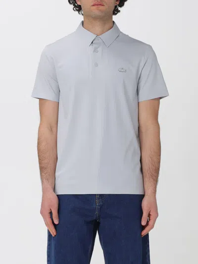 Lacoste Logo-patch Short-sleeve Polo Shirt In Blue