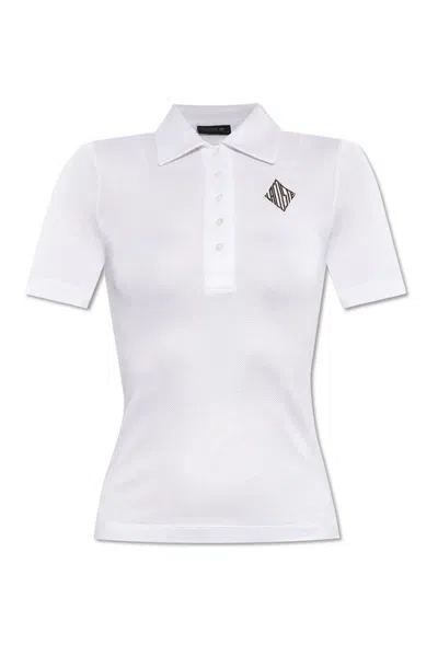 Lacoste Logo-patch Polo Top In White