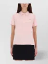 Lacoste Polo Shirt With Logo And Short Sleeves In Pink