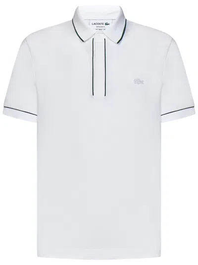 Lacoste Smart Paris Polo Shirt In Bianco