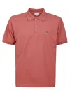 Lacoste Polo Shirts In Sierra Red