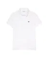 Lacoste Short-sleeve Polo Shirt In White