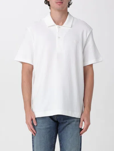 Lacoste Cotton Polo Shirt In White