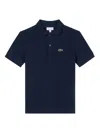 Lacoste Polo With Logo In Blue