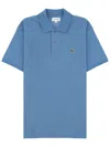 Lacoste Polo With Logo In Blue