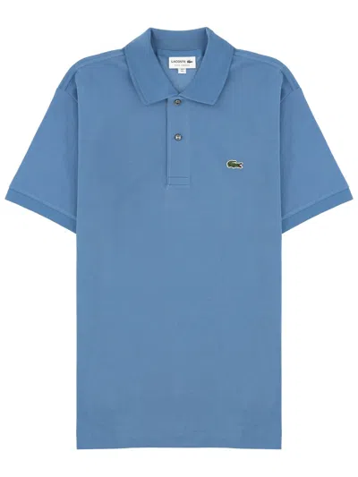 Lacoste Polo With Logo In Blue