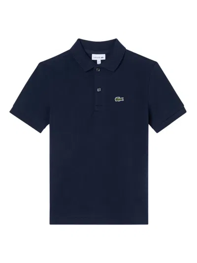 Lacoste Polo With Logo In Purple