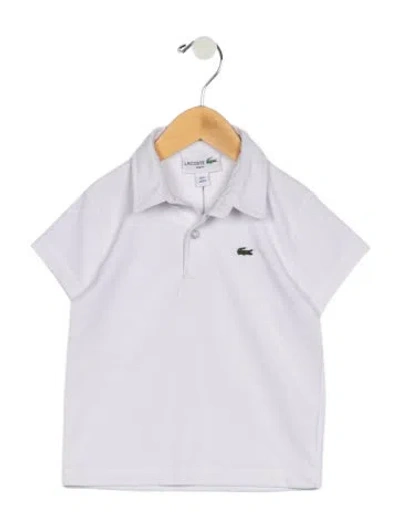 Pre-owned Lacoste Babies' Polyester Polo In White