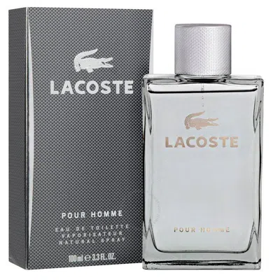 Lacoste Pour Homme /  Edt Spray (grey) 3.3 oz (m) In Grey/pink/purple/red