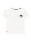 Lacoste Print Cotton T-shirt In Multi