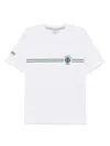 Lacoste Printed Embroidered T-shirt In White