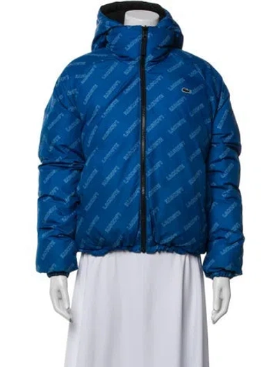 Pre-owned Lacoste Printed Jacket In Black