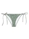 Lacoste Printed Swim Brief In White