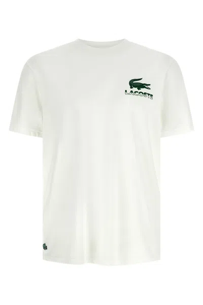 Lacoste Logo-print T-shirt In White