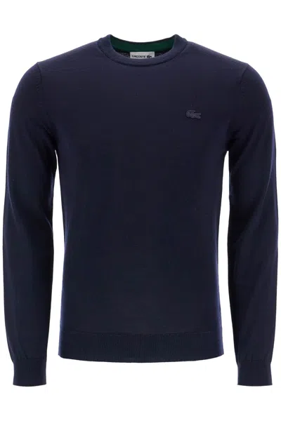 LACOSTE PULLOVER GIROCOLLO IN LANA