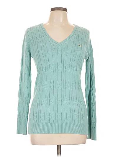 Pre-owned Lacoste Pullover Sweater In Blue