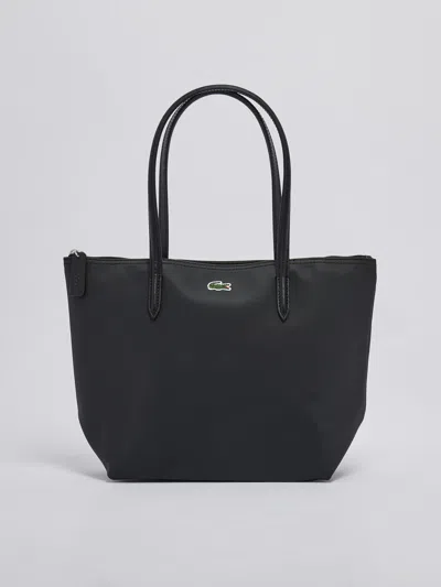 Lacoste Pvc Shopping Bag In Nero