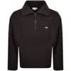 Lacoste Quarter Zip Knit Fleece Brown In Brown