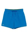 Lacoste Quick-dry Swim Trunks In Blue