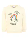 Lacoste Rainbow Sweatshirt In Pink