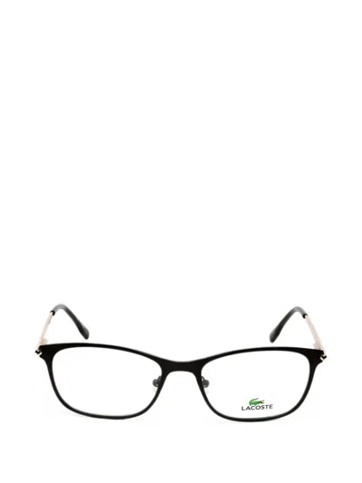 Lacoste Rectangle-frame Glasses In Black