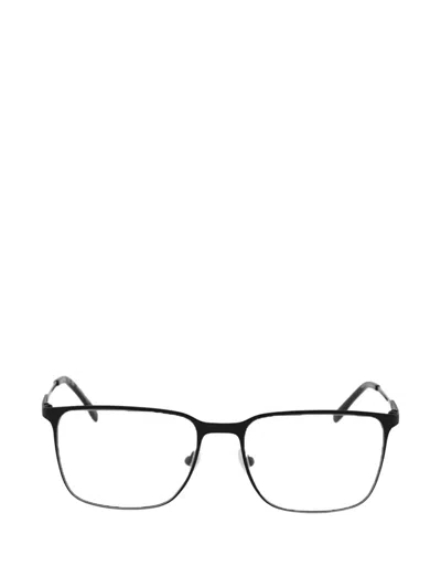 Lacoste Rectangle-frame Glasses In Black