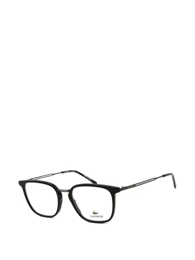 Lacoste Rectangle-frame Glasses In Black