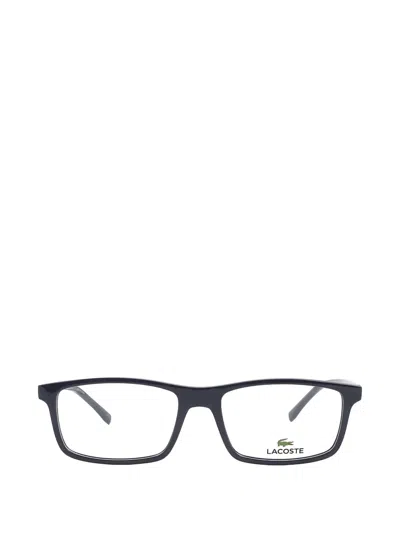 Lacoste Rectangle-frame Glasses In Black