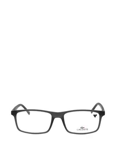 Lacoste Rectangle-frame Glasses In Black